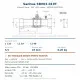 Sanhua SBV03-019T Küresel Vana Servis Portsuz – 3/8" ODF Lehim, Kv 5,5, 49 bar