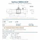 Sanhua SBV04-019T Küresel Vana Servis Portsuz – 1/2" ODF Lehim, Kv 7,3, 49 bar