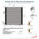 Sanhua SD-14 Mikro Kanallı Isı Değiştirici (Kondenser) | 780 × 754,2 mm | 5,8-16,3 kW (R410A) | 45 bar