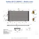 Sanhua SD-17 (SH043) Mikro Kanallı Isı Değiştirici (Kondenser) | 1324 × 622,6 mm | 4,7-32,3 kW (R410A) | 45 bar