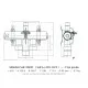 Sanhua SHF-50021 4 Yollu Çevirme (Reversing) Vanası | ~227 kW R410A | 1 5/8" + 2 5/8" ODF | Bobin Ayrı