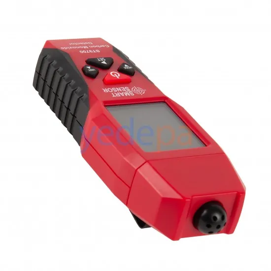 Smart Sensor ST9700 Taşınabilir Karbonmonoksit Dedektörü – 0-1000PPM CO Ölçüm, Sesli ve Görsel Alarm, Sıcaklık Göstergeli