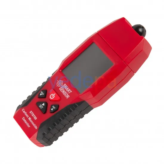 Smart Sensor ST9700 Taşınabilir Karbonmonoksit Dedektörü – 0-1000PPM CO Ölçüm, Sesli ve Görsel Alarm, Sıcaklık Göstergeli