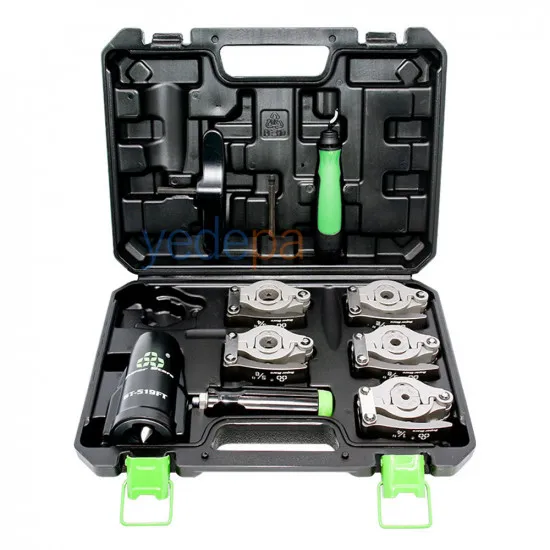 ST-519FT Eksantrik Konik Havşa (Flaring) Takımı – Bakır ve Alüminyum Borular İçin Profesyonel Set