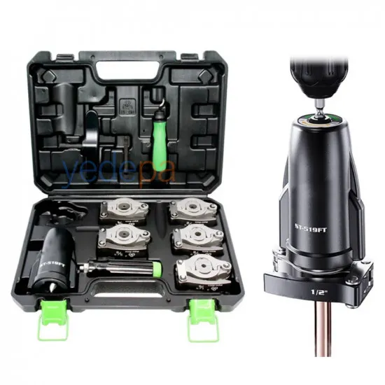 ST-519FT Eksantrik Konik Havşa (Flaring) Takımı – Bakır ve Alüminyum Borular İçin Profesyonel Set