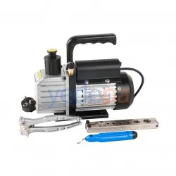 SVP115 Mini Vakum Pompası, HVAC Şarj Seti – Manifold, Havşa Açma, Boru Kesme, Genişletme, Hortum ve Çapak Alma Tam Set