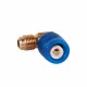 T-1414 90° Dirsek Adaptör – 1/4" × 1/4" SAE (R22 · R134a · R404A), Manifold Hortumu İçin