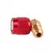T-1456 90° Dirsek Adaptör – 5/16" SAE Dişi (R410A · R32) × 1/4" SAE Erkek, Ölçü Dönüştürücü