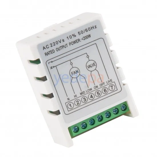 T106 Dijital Dokunmatik Oda Termostatı - Fan Coil ve Elektrikli Valf Kontrolü İçin Akıllı Çözüm