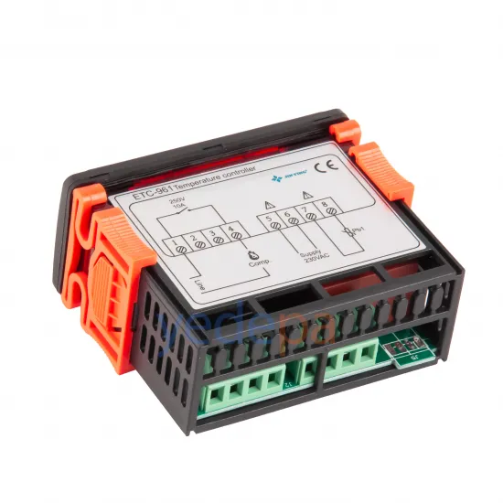 Techsun ETC-961 Dijital Termostat 220V – Tek Prob, Kompresör Kontrollü, -40°C / +50°C Sıcaklık Aralığı
