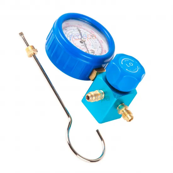 Techsun MFS100 Alçak Basınç Manometre – R32, R134a, R404a, R410a Uyumlu, 70 mm Çap