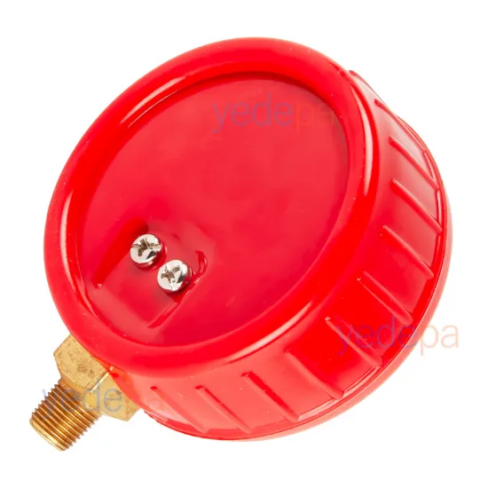 Techsun Yüksek Basınç Manometre Ø70 mm (Silikon Korumalı) | 1/8" NPT | R134a / R404A / R410A / R32