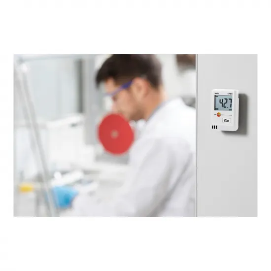Testo 174 H Mini Sıcaklık ve Nem Kayıt Cihazı (Data Logger) – −20…+70 °C, 0…100 %RH, 16.000 Değer Hafıza, Ekranlı, USB-C (0572 1741 01)