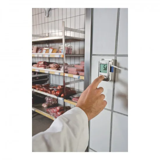 Testo 175 T1 Sıcaklık Kayıt Cihazı (Data Logger) – −35…+55 °C, 1 Milyon Değer, IP65, EN 12830, SD Kart Yuvalı, USB Kablo Hariç (0572 1751)