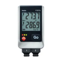 Testo 175 T3 Thermocouple Temperature Data Logger – 2 Channel Type K/T, −50…+1000 °C, Probe and USB Cable Not Included (0572 1753)