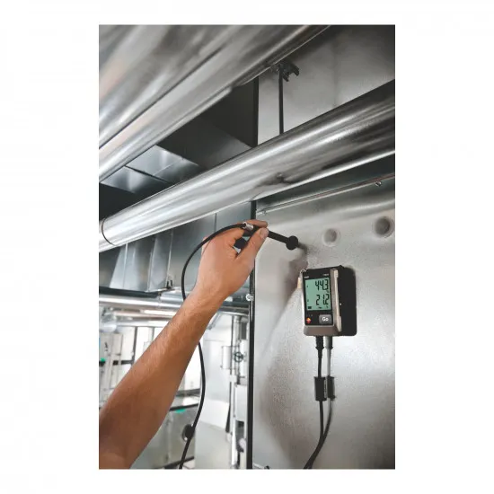 Testo 176 H1 Ekranlı Sıcaklık ve Nem Kayıt Cihazı (Data Logger) – 2 Harici Prob Girişi, 4 Kanal, 0…100 %RH, IP65, Prob ve USB Kablo Hariç (0572 1765)