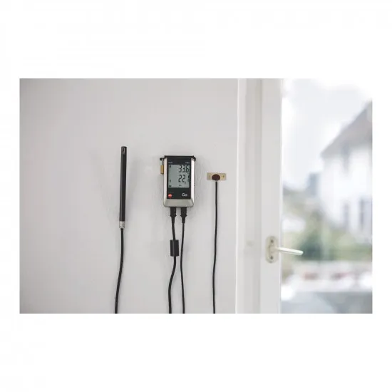 Testo 176 H1 Ekranlı Sıcaklık ve Nem Kayıt Cihazı (Data Logger) – 2 Harici Prob Girişi, 4 Kanal, 0…100 %RH, IP65, Prob ve USB Kablo Hariç (0572 1765)