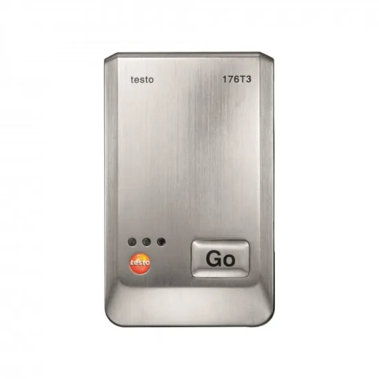 Testo 176 T3 4 Kanallı Termokupl Sıcaklık Kayıt Cihazı (Data Logger) – K/T/J Tipi, −200…+1000 °C, Metal Gövde, IP65, Prob ve USB Kablo Hariç (0572 1763)