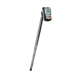 Testo 405 Termal Anemometre (Hava Hızı Ölçer) – 0…10 m/sn, Hacimsel Debi ve Sıcaklık, 300 mm Teleskopik Prob, Döner Ekran (0560 4053)