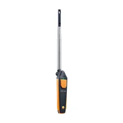 Testo 405i Kablosuz Termal Anemometre – Bluetooth, 0…30 m/sn Hava Hızı, Hacimsel Debi ve Sıcaklık, 400 mm Teleskop (0560 1405)