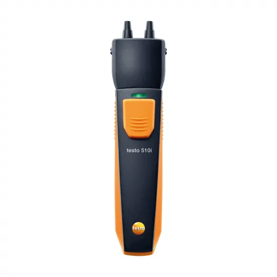 Testo 510i Kablosuz Fark Basınç Ölçer (Dijital Manometre) – Bluetooth, ±150 hPa, 0,01 hPa Çözünürlük, Kombi Gaz Basıncı (0560 1510)