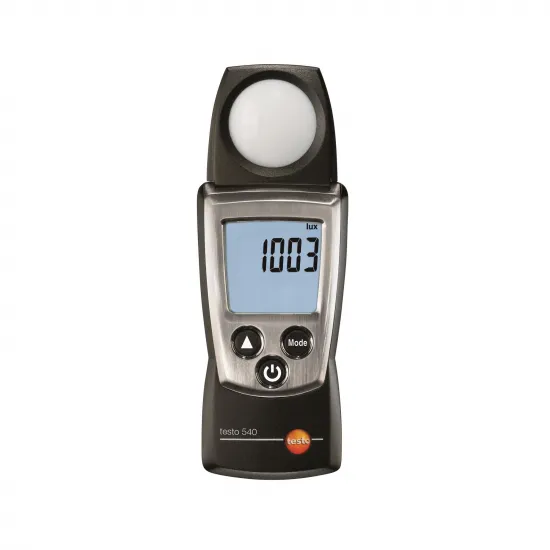 Testo 540 Cep Tipi Lüksmetre (Işık Şiddeti Ölçer) – 0…99.999 Lux, Hold ve Maks./Min., Aydınlatmalı Ekran (0560 0540)
