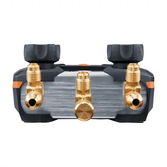 Testo 550s Akıllı Dijital Manifold Seti – 2 Yollu, Bluetooth, 2 Kablosuz Kıskaçlı Termometre (Testo 115i), −1…60 bar (0564 5502)