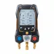 Testo 550s Akıllı Dijital Manifold Seti – 2 Yollu, Bluetooth, 2 Kablosuz Kıskaçlı Termometre (Testo 115i), −1…60 bar (0564 5502)