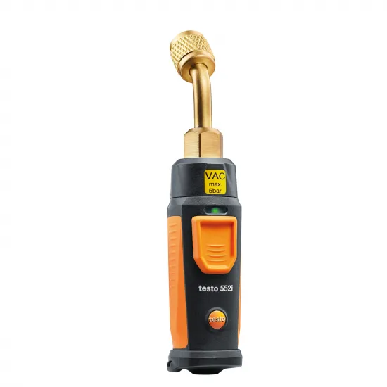 Testo 552i App-Controlled Wireless Vacuum Probe – Bluetooth Digital Vacuum Gauge, 0–20,000 Micron (0564 2552)