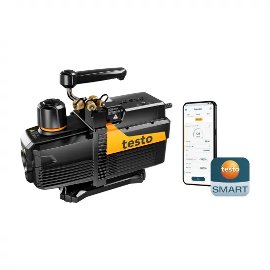 Testo 565i Akıllı Vakum Pompası – Çift Kademe, 7 CFM (198 l/dk), 15 Mikron, Bluetooth, A2L/A3 Uyumlu (0564 5652)