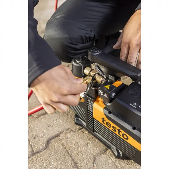 Testo 565i Akıllı Vakum Pompası – Çift Kademe, 7 CFM (198 l/dk), 15 Mikron, Bluetooth, A2L/A3 Uyumlu (0564 5652)