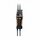 Testo 750-3 Voltaj Test Cihazı – 690 V AC/DC, LC Ekranlı, Döner Alan, Tek Kutuplu Faz ve RCD Testi, Fenerli (0590 7503)