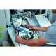 Testo 750-3 Voltaj Test Cihazı – 690 V AC/DC, LC Ekranlı, Döner Alan, Tek Kutuplu Faz ve RCD Testi, Fenerli (0590 7503)