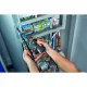 Testo 750-3 Voltaj Test Cihazı – 690 V AC/DC, LC Ekranlı, Döner Alan, Tek Kutuplu Faz ve RCD Testi, Fenerli (0590 7503)