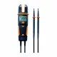 Testo 755-2 Akım/Voltaj Test Cihazı – 1000 V AC/DC, 200 A AC, Döner Alan ve Tek Kutuplu Faz Testi, Fenerli (0590 7552)