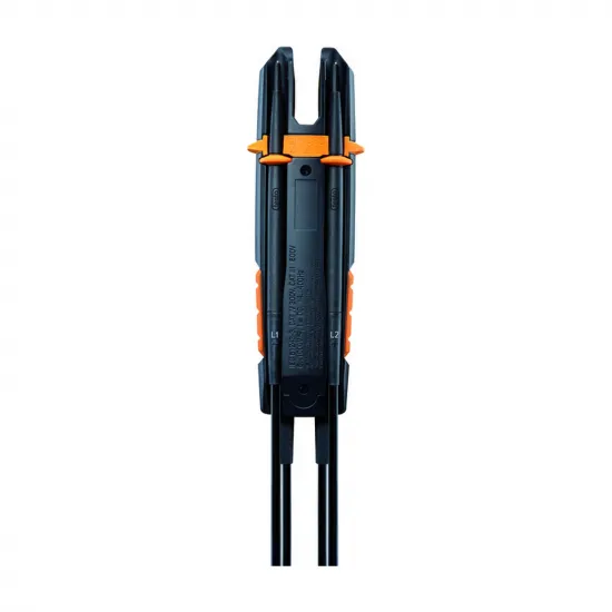 Testo 755-2 Akım/Voltaj Test Cihazı – 1000 V AC/DC, 200 A AC, Döner Alan ve Tek Kutuplu Faz Testi, Fenerli (0590 7552)