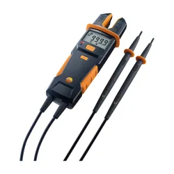 Testo 755-2 Akım/Voltaj Test Cihazı – 1000 V AC/DC, 200 A AC, Döner Alan ve Tek Kutuplu Faz Testi, Fenerli (0590 7552)