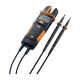 Testo 755-2 Akım/Voltaj Test Cihazı – 1000 V AC/DC, 200 A AC, Döner Alan ve Tek Kutuplu Faz Testi, Fenerli (0590 7552)