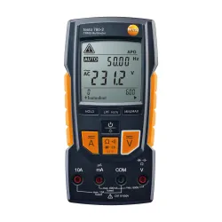Testo 760-2 TRMS Dijital Multimetre – Otomatik Parametre Algılama, µA, Alçak Geçirgen Filtre, Sıcaklık Adaptörlü, CAT IV (0590 7602)
