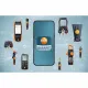 Testo 805i Kablosuz Kızılötesi (Infrared) Termometre – Bluetooth, −30…+250 °C, 8 Noktalı Lazer İşaretleme (0560 1805)
