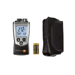Testo 810 Kızılötesi (Infrared) Termometre – 2 Kanal: −30…+300 °C Yüzey ve Hava Sıcaklığı, Fark Sıcaklığı, Lazerli (0560 0810)
