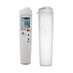 Testo 826-T2 Gıda İçin Kızılötesi (Infrared) Termometre – 6:1 Optik, Tek Nokta Lazer, −50…+300 °C, TopSafe Kılıf Dahil (0563 8282)