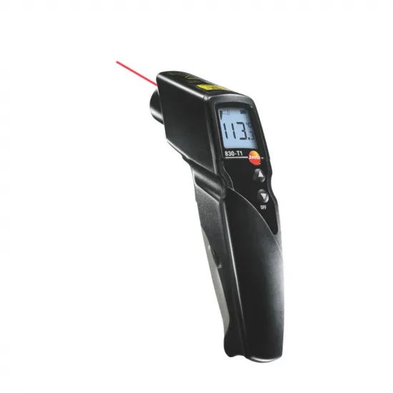 Testo 830-T1 Lazerli Kızılötesi (Infrared) Termometre – −30…+400 °C, 10:1 Optik, Limit Alarmı, Tabanca Tipi (0560 8311)