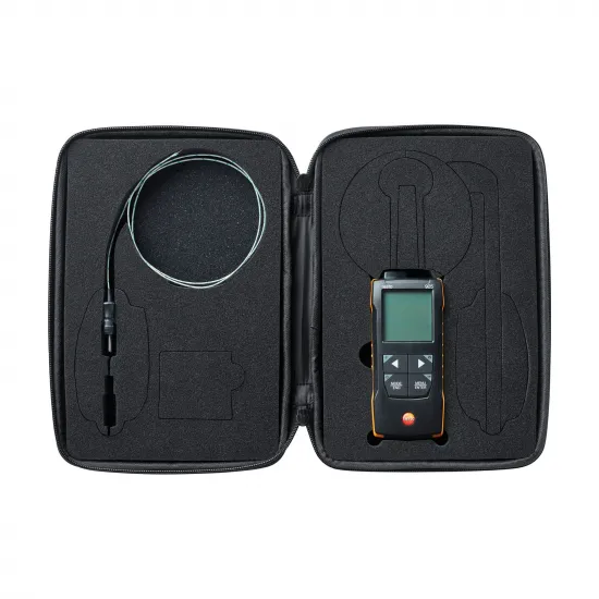 Testo 925 K Tipi Termokupl Dijital Termometre – −50…+1000 °C, Bluetooth App Bağlantılı, Alarmlı, Esnek K Tipi Prob Dahil (0563 0925)