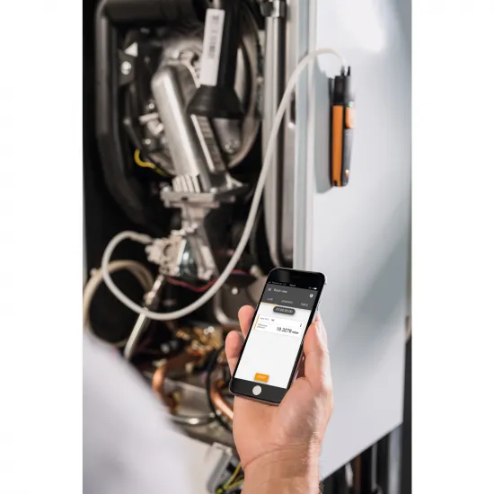 Testo Akıllı Problar HVAC Seti – 915i Kablosuz Termometre + Hava/Daldırma/Yüzey K Tipi Prob + 510i Fark Basınç Ölçer, Çantalı (0563 0010)