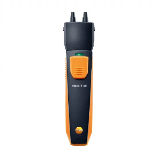 Testo Akıllı Problar HVAC Seti – 915i Kablosuz Termometre + Hava/Daldırma/Yüzey K Tipi Prob + 510i Fark Basınç Ölçer, Çantalı (0563 0010)