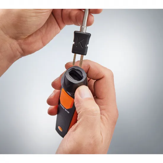 Testo Akıllı Problar HVAC Seti – 915i Kablosuz Termometre + Hava/Daldırma/Yüzey K Tipi Prob + 510i Fark Basınç Ölçer, Çantalı (0563 0010)
