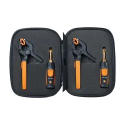 Testo Akıllı Problar Klima ve Soğutma Test Seti – 2 × 549i Basınç Probu, 2 × 115i Kıskaçlı Termometre, Çantalı (0563 0002 10)