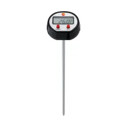 Testo Mini Daldırma/Batırma Termometresi Uzun Problu – −50…+250 °C, 213 mm Prob, Gıda, Laboratuvar ve Klima İçin (0560 1111)