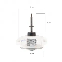 TY-DQ-02167 TWZ50-A01 İnverter Klima Dış Ünite BLDC Fan Motoru (DC310V 50W)